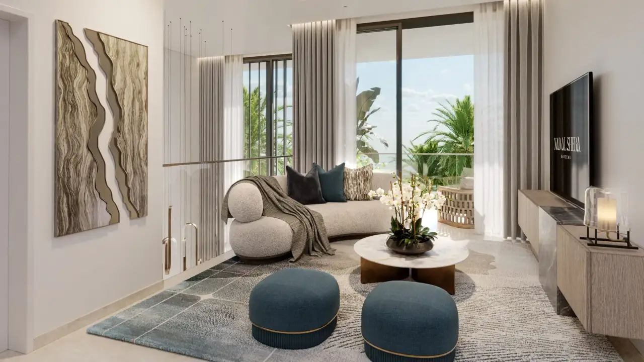 Upstairs family lounge with balcony